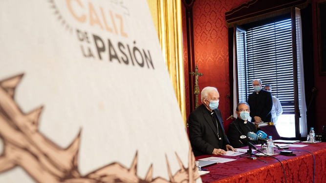 El cardenal Cañizares durante el acto