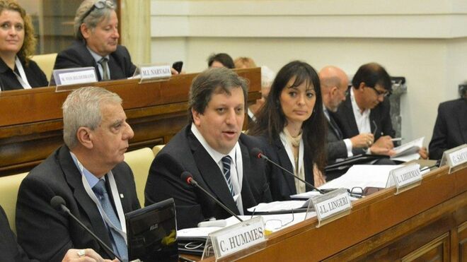Luis Liberman en la Academia de Ciencias del Vaticano