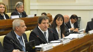 Luis Liberman en la Academia de Ciencias del Vaticano