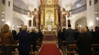 Misa en la Iglesia del Juramento por la festividad del Arcángel de la ciudad