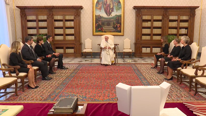Discurso del Papa a Pedro Sánchez
