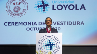 El provincial de los jesuitas, Antonio España, en la Loyola