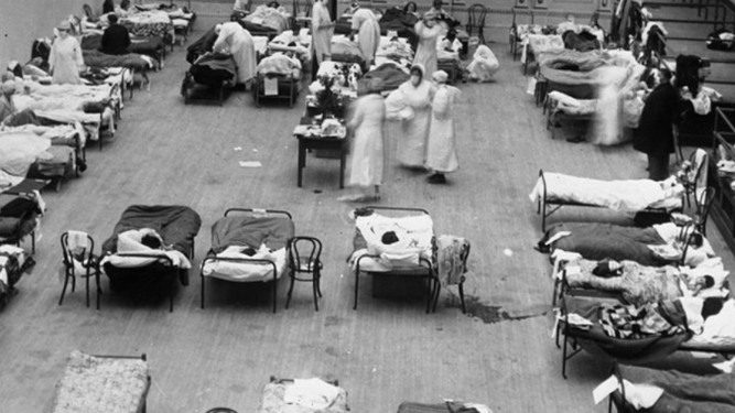 Imagen de la gripe de 1918-20