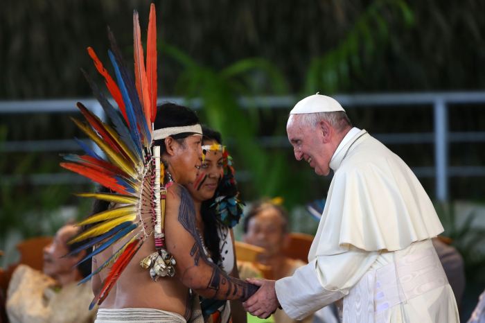 Papa Francisco en Puerto Maldonado