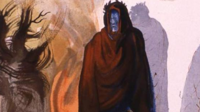 Dante en el Infierno de S. Dalí