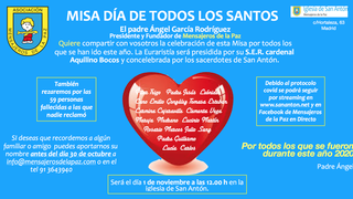 Todos los Santos en la iglesia de San Antón, del padre Ángel