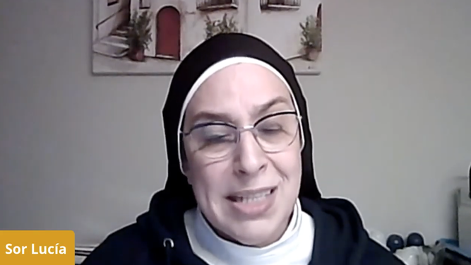 L. Caram, debatiendo la situación de la mujer en la Iglesia, en RD