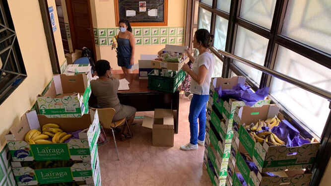 Reparto de alimentos