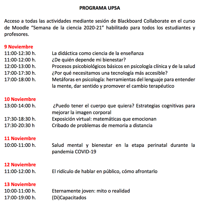 Programa UPSA