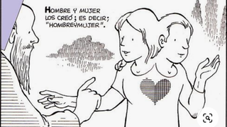 Hombre y mujer los creó