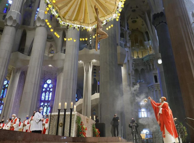 Omella, en la Sagrada Familia