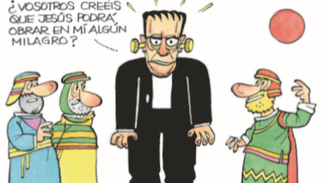 "La Biblia vista con humor". Quique