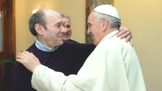 Unzueta con Francisco