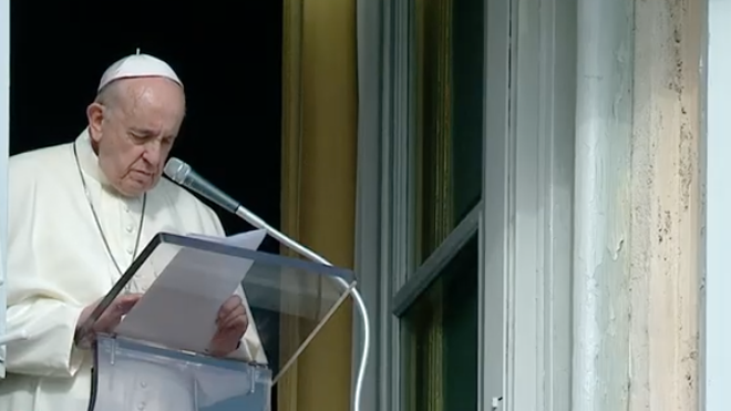 Francisco, en el Ángelus de hoy