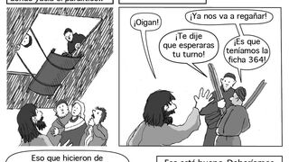 Como había mucha gente…