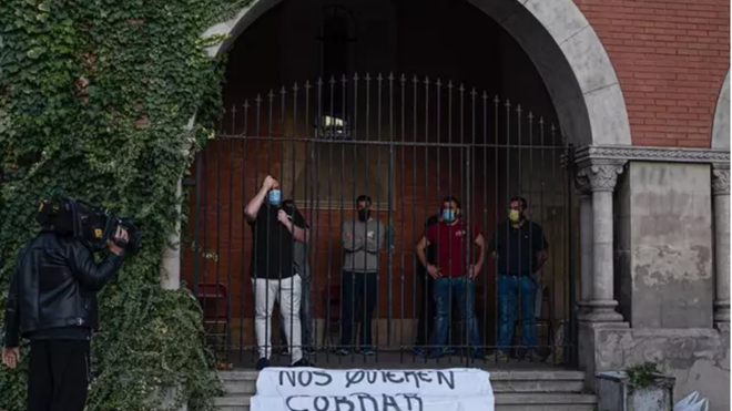 Protestas de trabajadores en Asturias