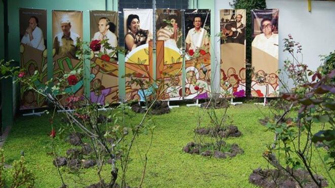 Mártires de la UCA. Jardín de las rosas