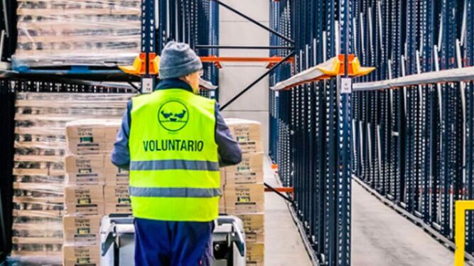 Banco de alimentos de Madrid bajo mínimos