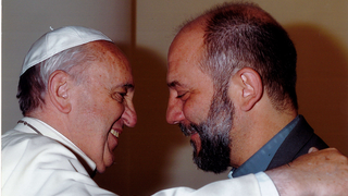 Papa Francisco y José María Calderón