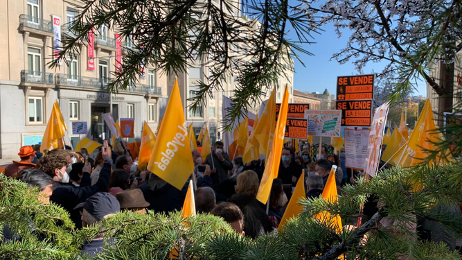 Manifestación de la concertada