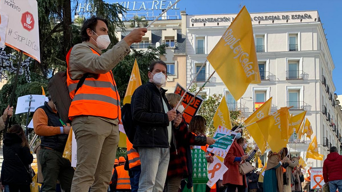 Manifestación de la concertada