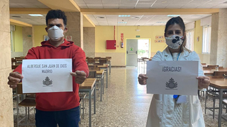 Albergue San Juan de Dios, en Madrid