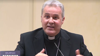 Mario Iceta, en la presentación del libro