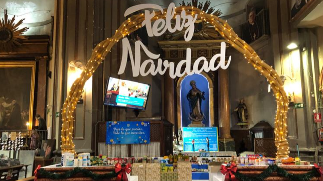 Cesta de Navidad de Mensajeros de la Paz