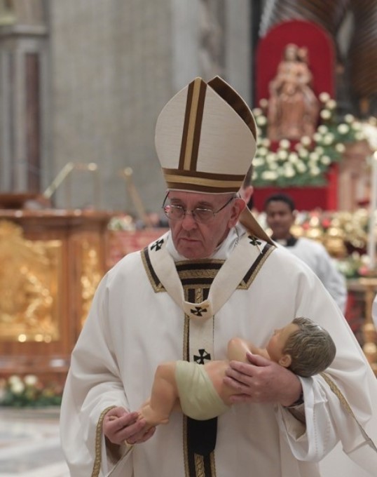 Francesco e bambino Gesu