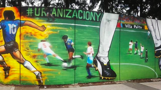 Mural de Maradona