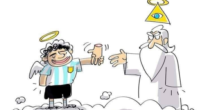 La 'mano de Dios' vuelve a casa