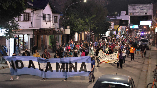 Protestas en Chubut, Argentina