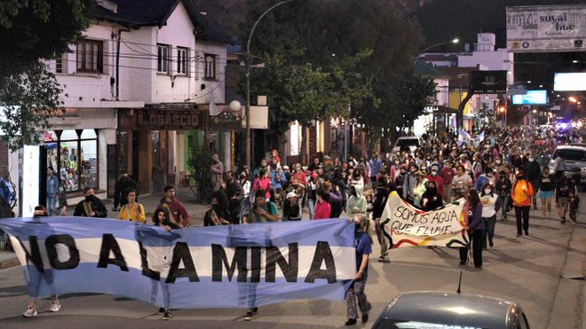 El Chubut protesta contra la minería