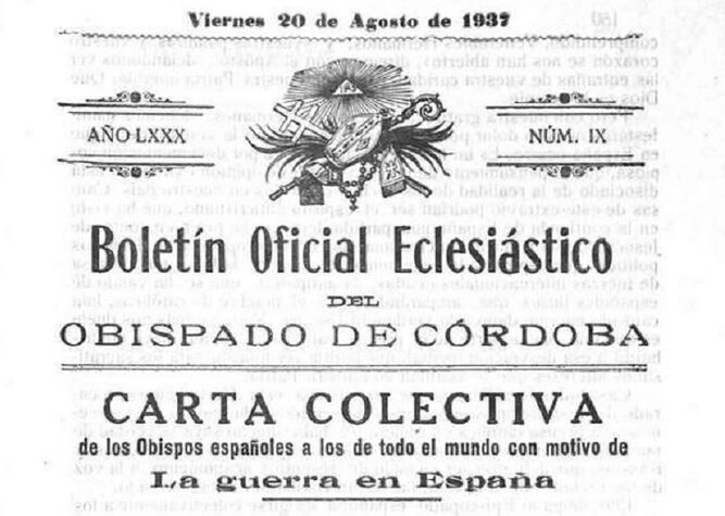 La Carta Colectiva del episcopado español