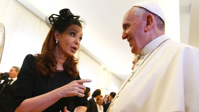 El Papa y CFK, cuando todavía era presidenta