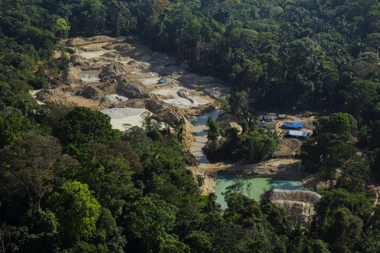 Mineração ilegal na Amazônia