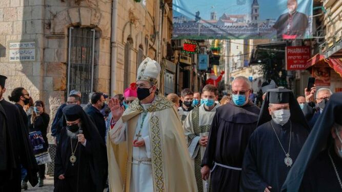 Pizzaballa ya entra en Jerusalén