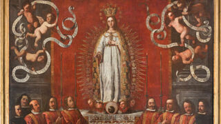 Los Jurados de la Ciudad de Valencia con la Inmaculada. Espinosa.