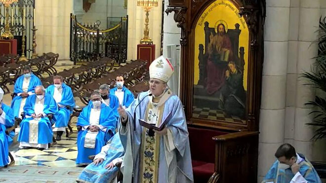 Osoro durante la Vigilia de la Inmaculada en Madrid