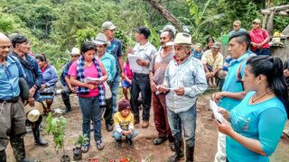 Miembros del Movimiento Indigena Lenca de la Paz - MILPA