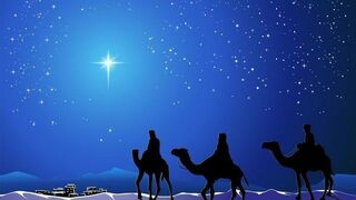 Los Magos y la estrella de Belén