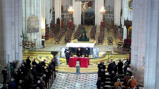 Ceremonia en la catedral de la Almudena