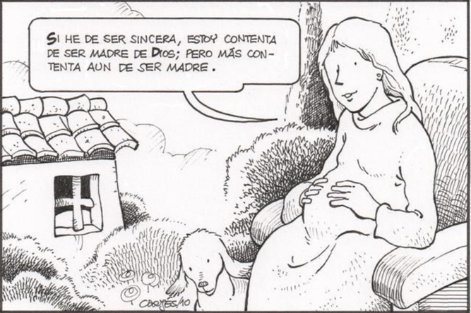 Contenta de ser madre