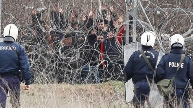 Los refugiados tratados ignominiosamente por Europa