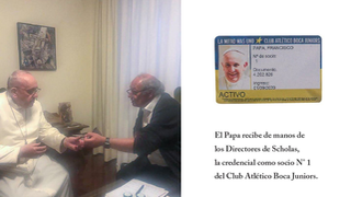 Francisco recibe la credencial