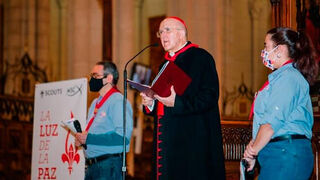 Cardenal Osoro y los scouts