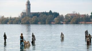 Pesebre flotante de Venecia