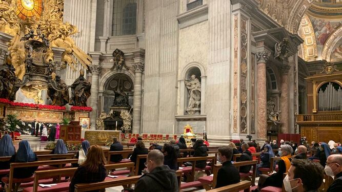 Misa del Gallo en la basílica vaticana