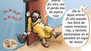 El 'Gordo' en el portal