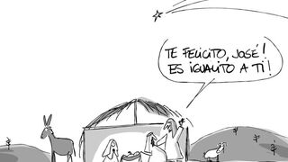 Igualito que su padre...